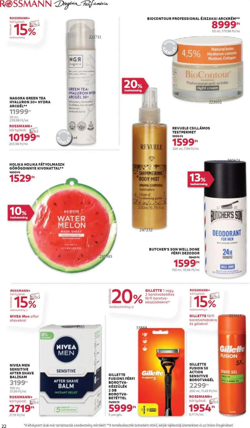 Rossmann Akciós újság Rossmann 24 oldal