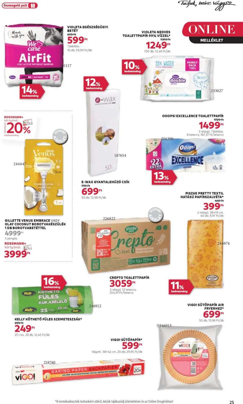 Rossmann Akciós újság Rossmann 27 oldal