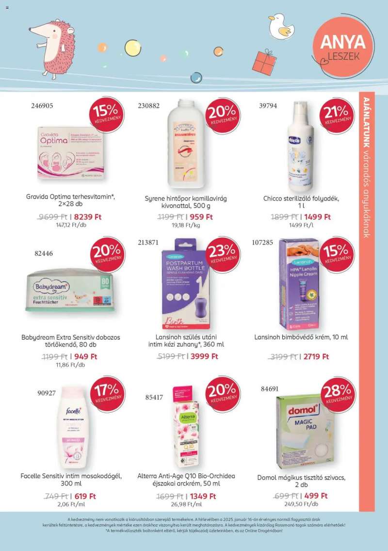 Rossmann Babaprogram 3 oldal