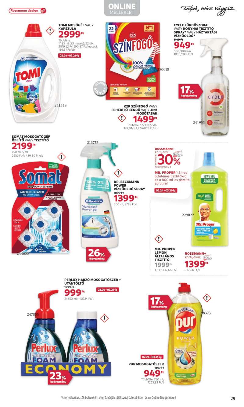 Rossmann Akciós Újság 31 oldal