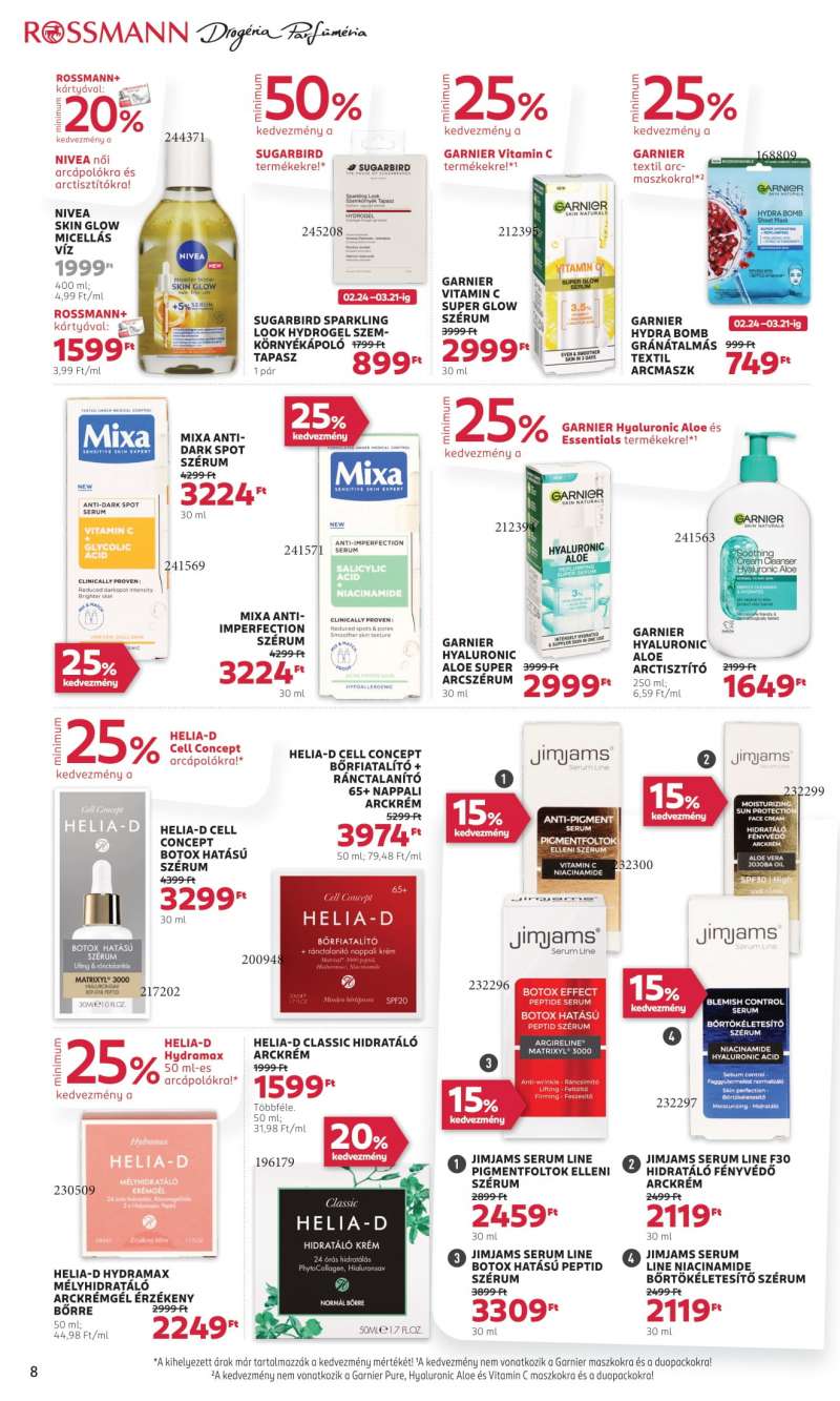 Rossmann Akciós Újság 8 oldal