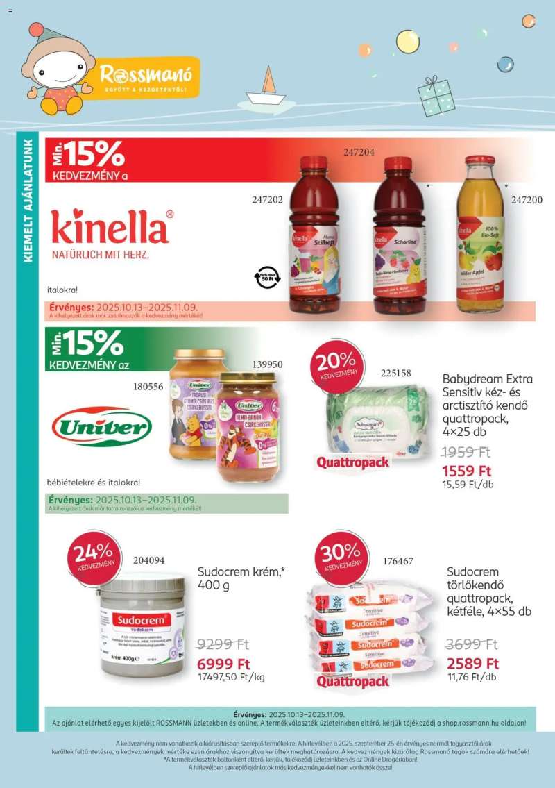Rossmann Babaprogram 2 oldal