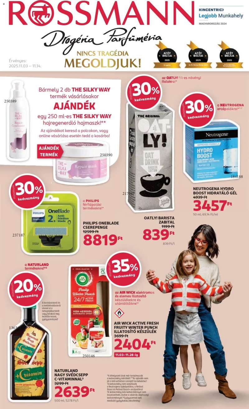 Rossmann Akciós újság Rossmann 1 oldal