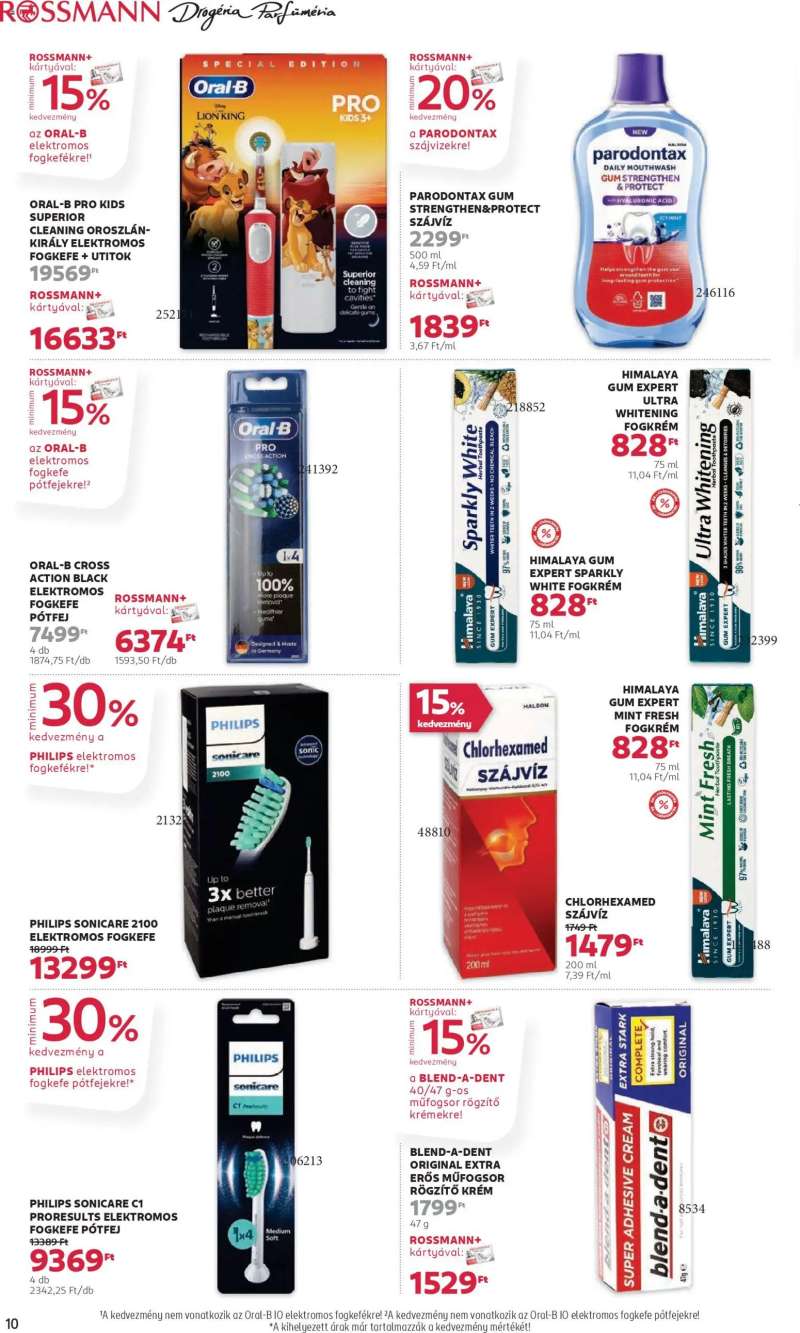 Rossmann Akciós újság Rossmann 12 oldal