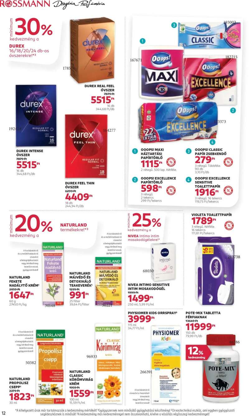 Rossmann Akciós újság Rossmann 14 oldal