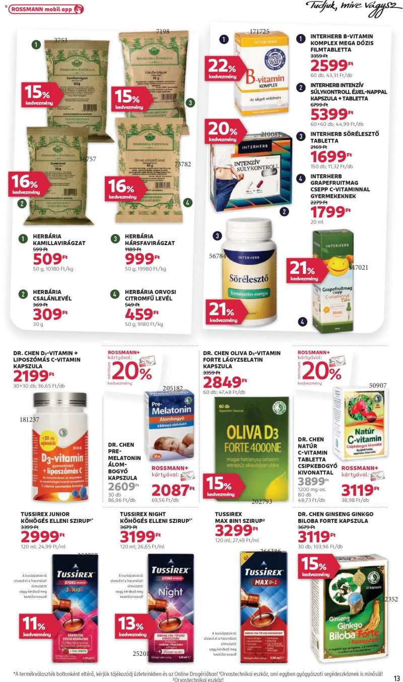 Rossmann Akciós újság Rossmann 15 oldal