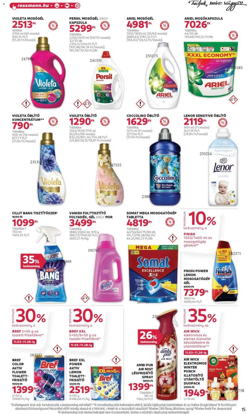 Rossmann Akciós újság Rossmann 17 oldal