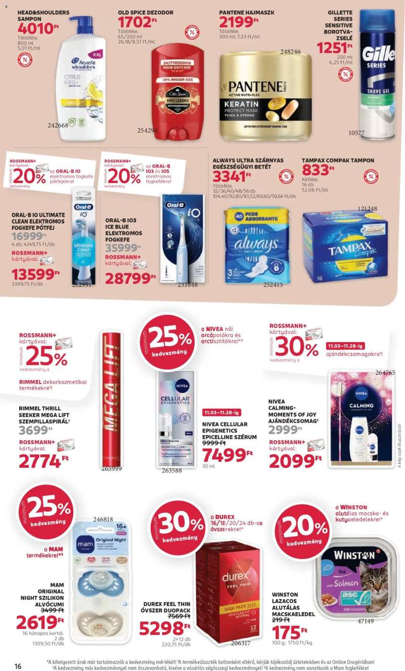 Rossmann Akciós újság Rossmann 18 oldal