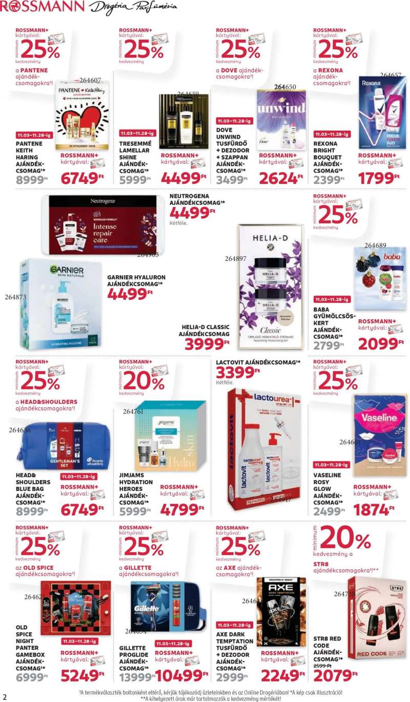 Rossmann Akciós újság Rossmann 2 oldal