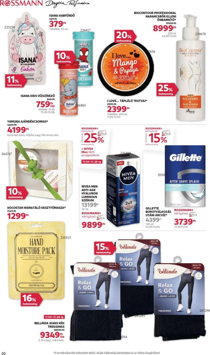 Rossmann Akciós újság Rossmann 22 oldal