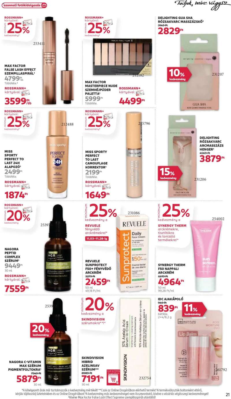 Rossmann Akciós újság Rossmann 23 oldal