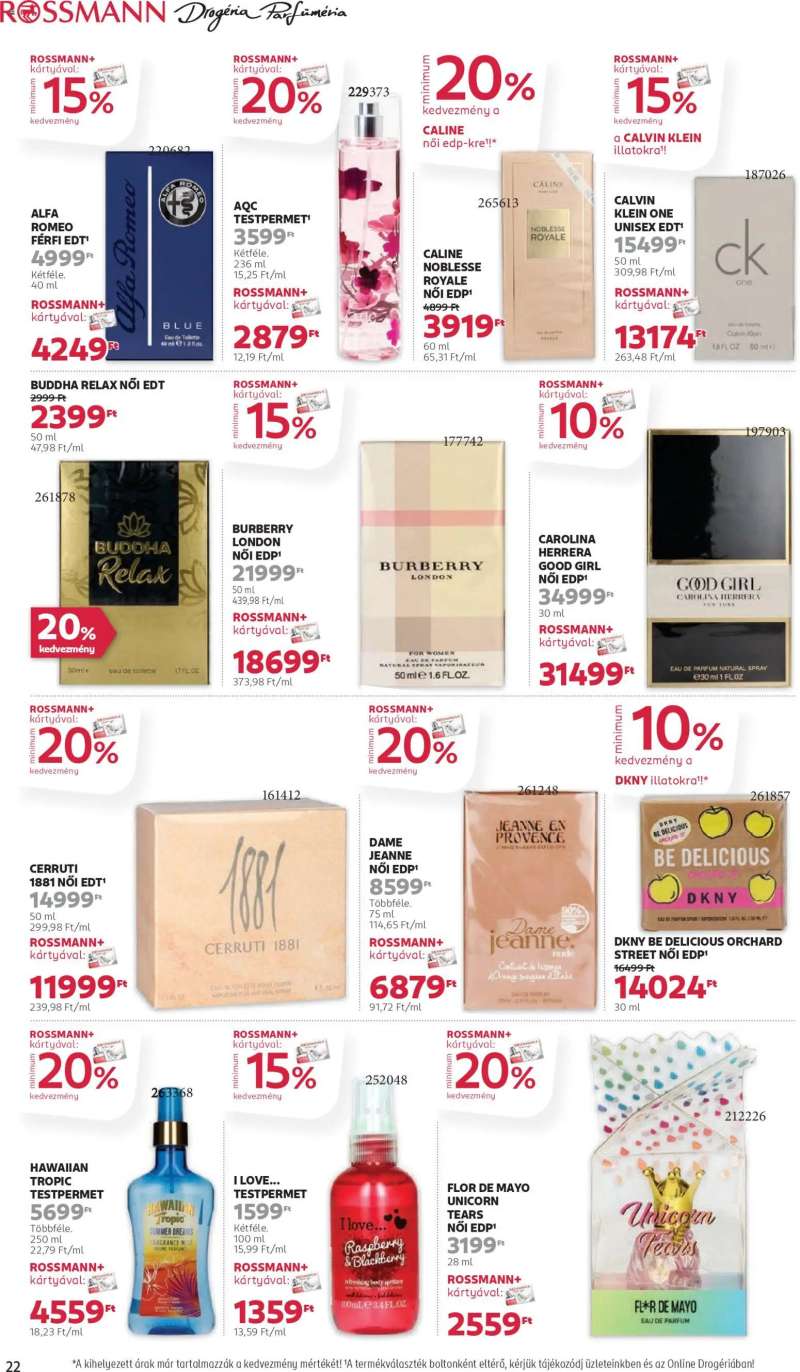 Rossmann Akciós újság Rossmann 24 oldal