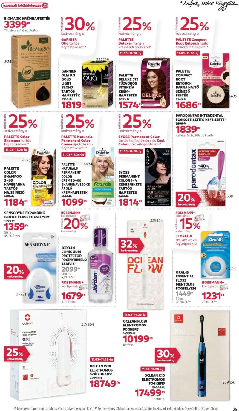 Rossmann Akciós újság Rossmann 27 oldal