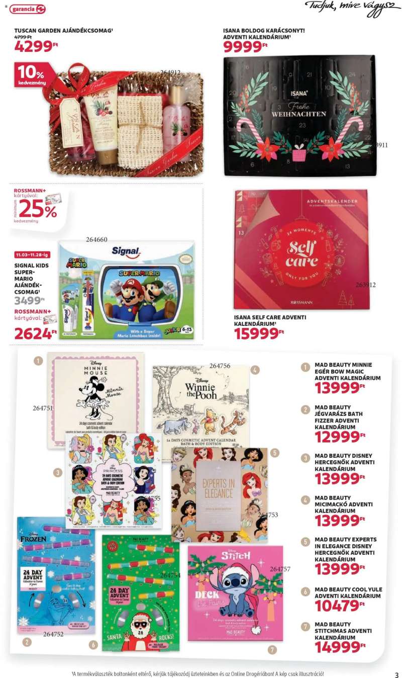 Rossmann Akciós újság Rossmann 3 oldal