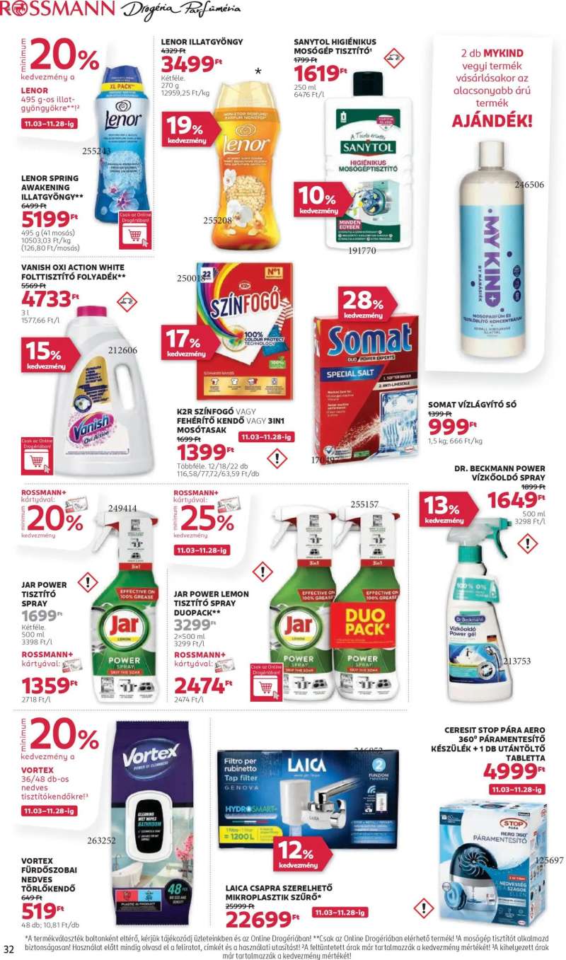 Rossmann Akciós újság Rossmann 34 oldal