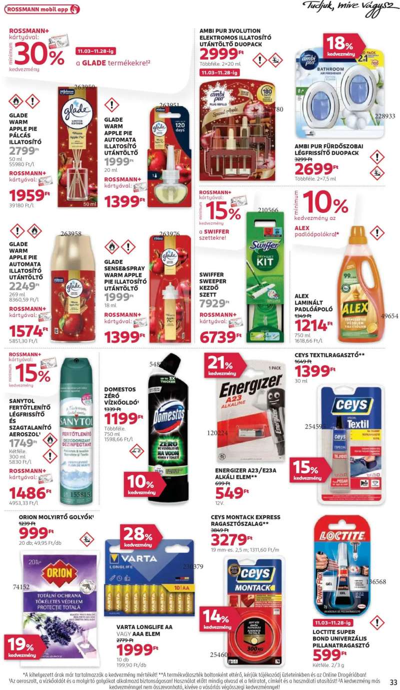 Rossmann Akciós újság Rossmann 35 oldal