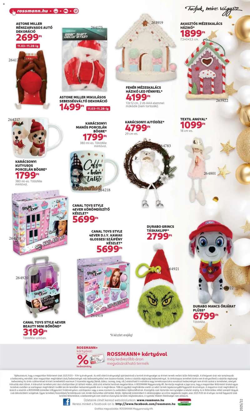 Rossmann Akciós újság Rossmann 37 oldal