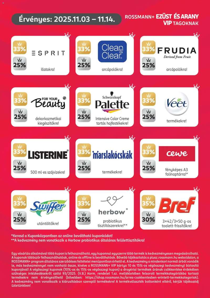 Rossmann Szórólap 3 oldal
