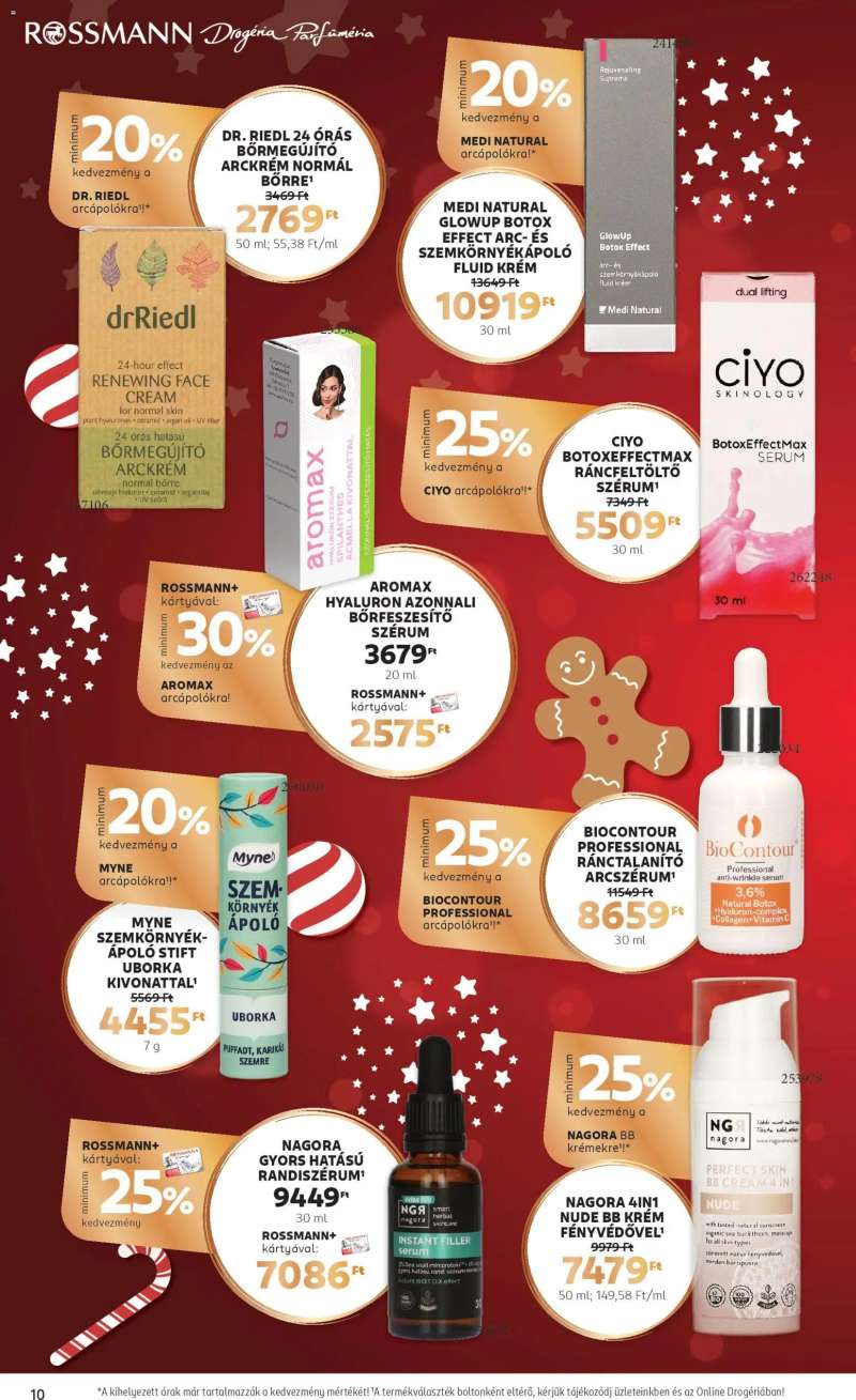 Rossmann Szórólap - Karácsonyi 10 oldal
