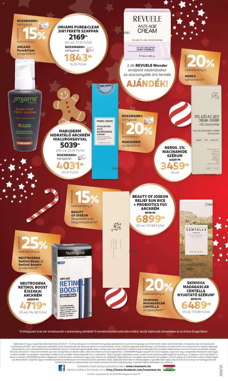 Rossmann Szórólap - Karácsonyi 12 oldal