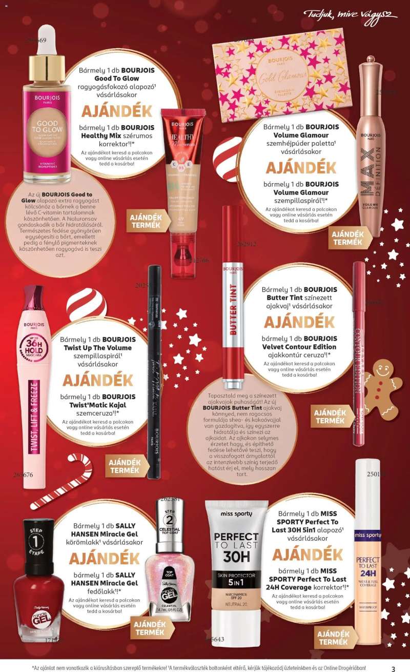 Rossmann Szórólap - Karácsonyi 3 oldal