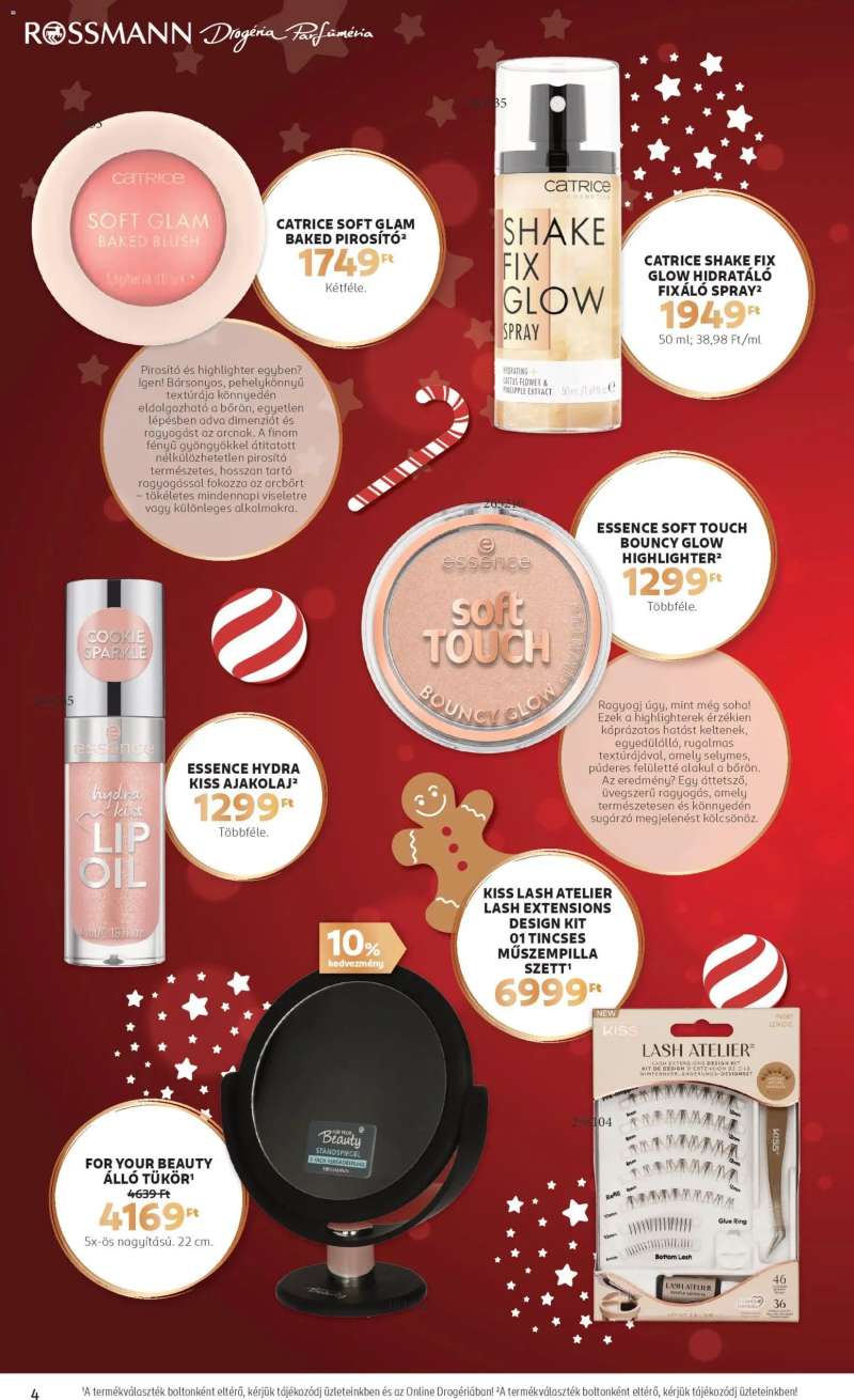 Rossmann Szórólap - Karácsonyi 4 oldal