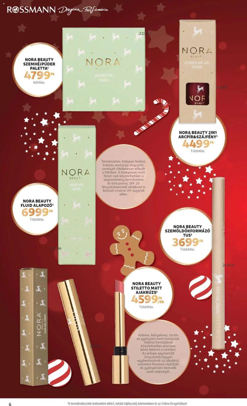Rossmann Szórólap - Karácsonyi 6 oldal