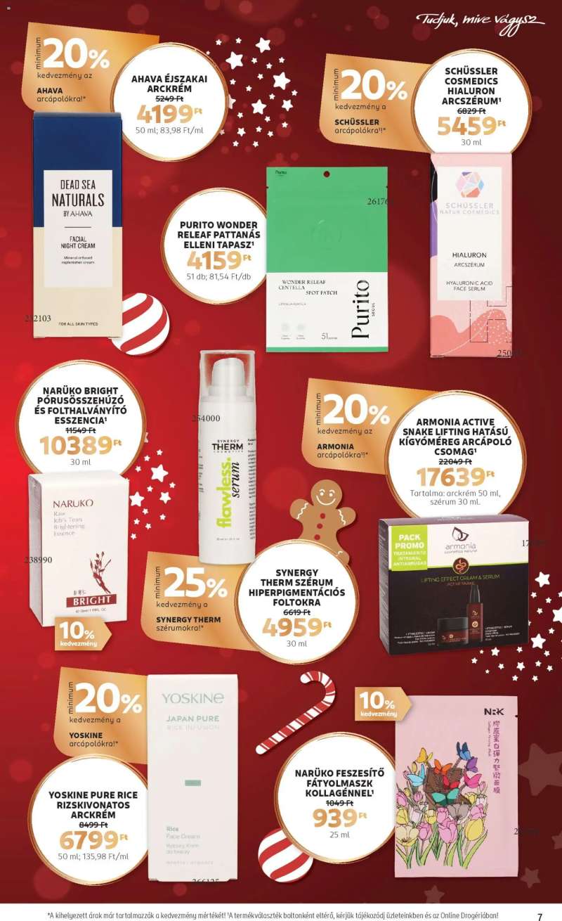 Rossmann Szórólap - Karácsonyi 7 oldal