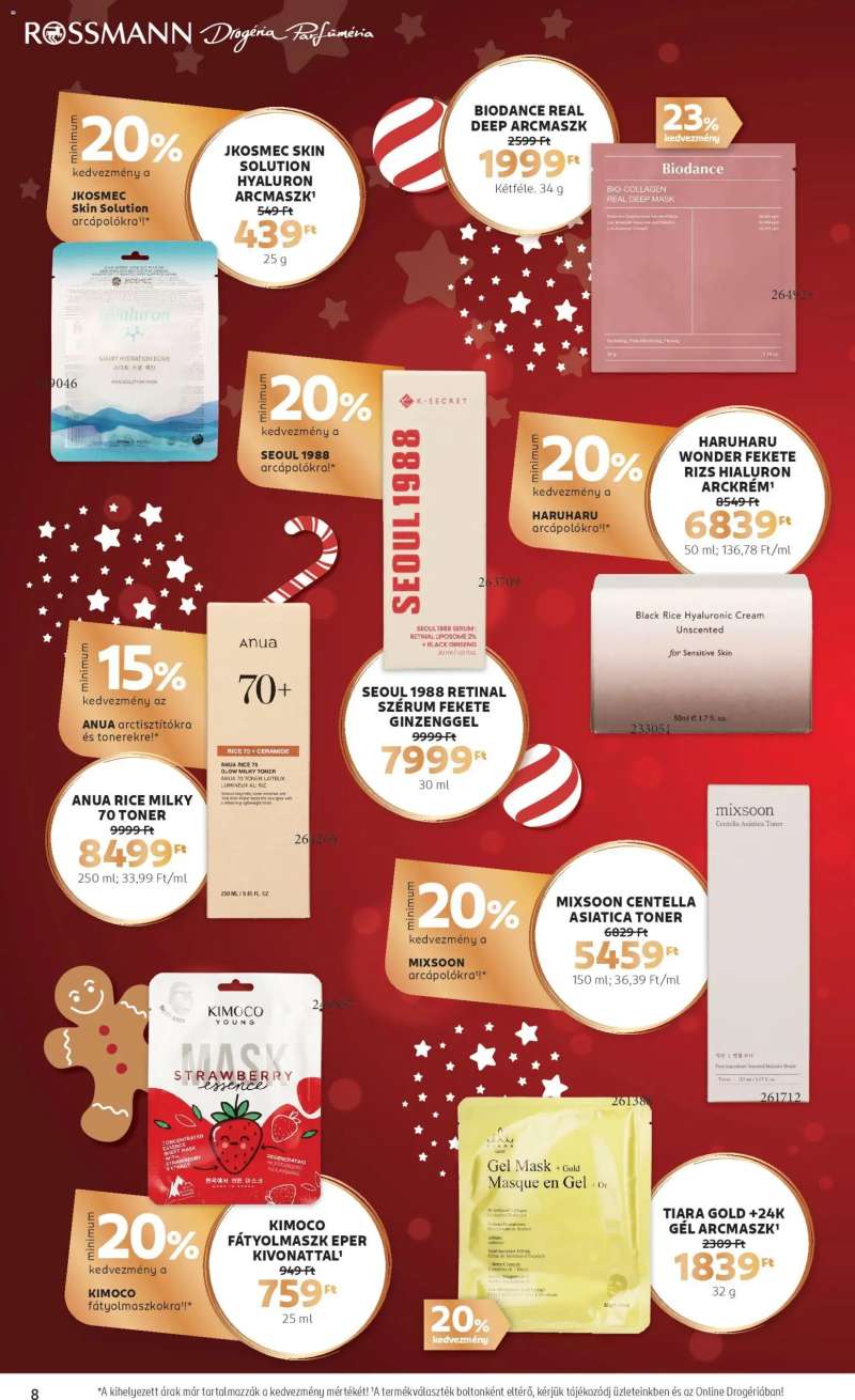 Rossmann Szórólap - Karácsonyi 8 oldal