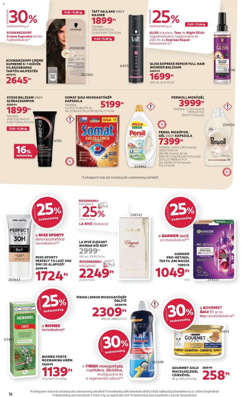 Rossmann Akciós újság Rossmann 18 oldal