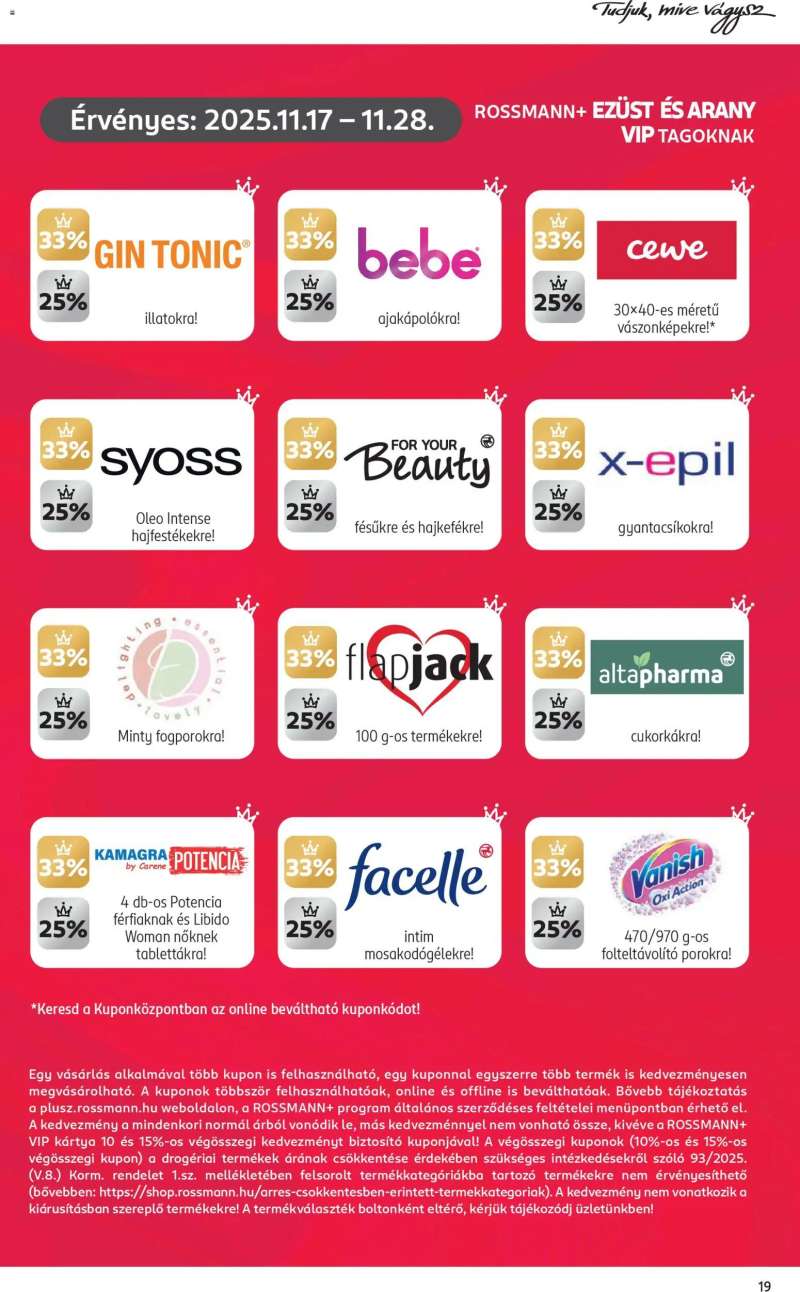 Rossmann Akciós újság Rossmann 21 oldal