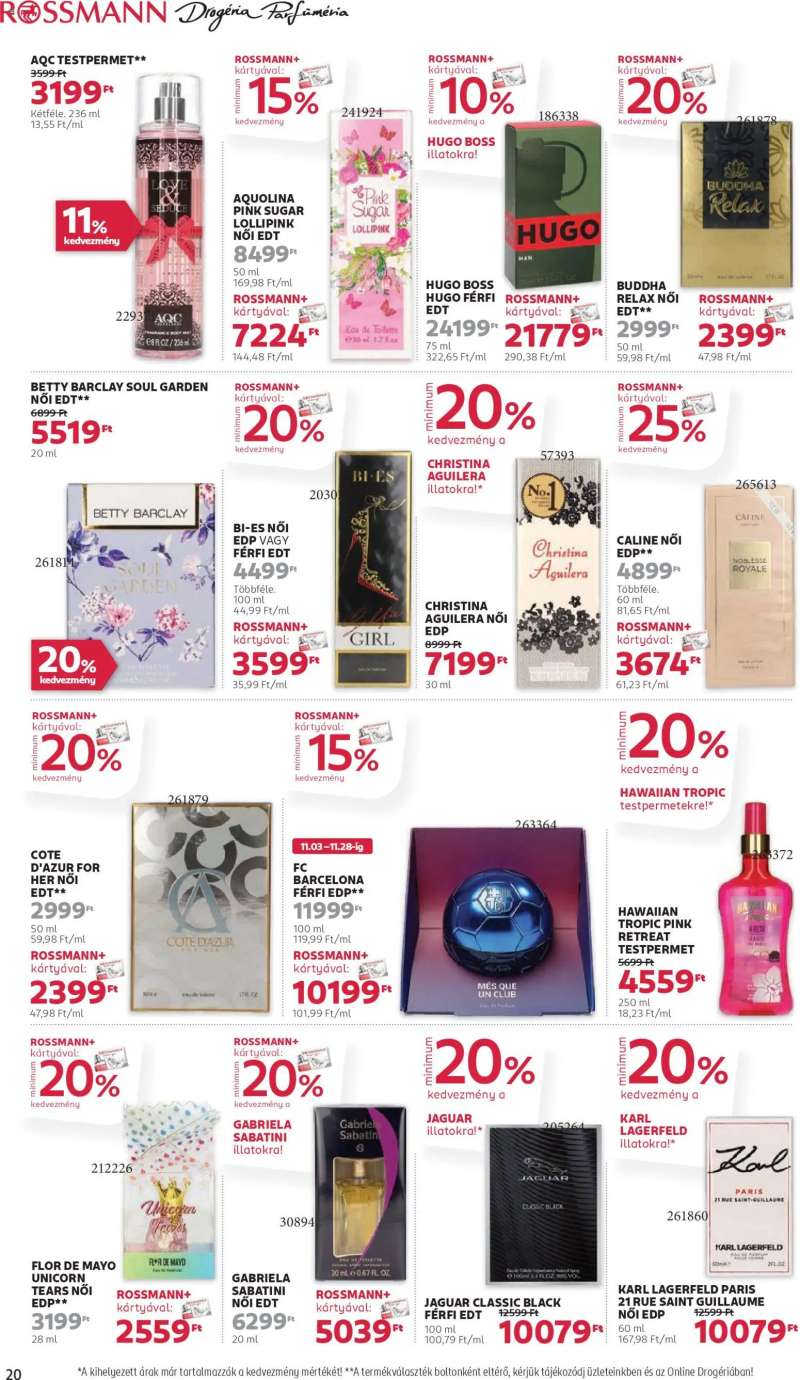 Rossmann Akciós újság Rossmann 22 oldal