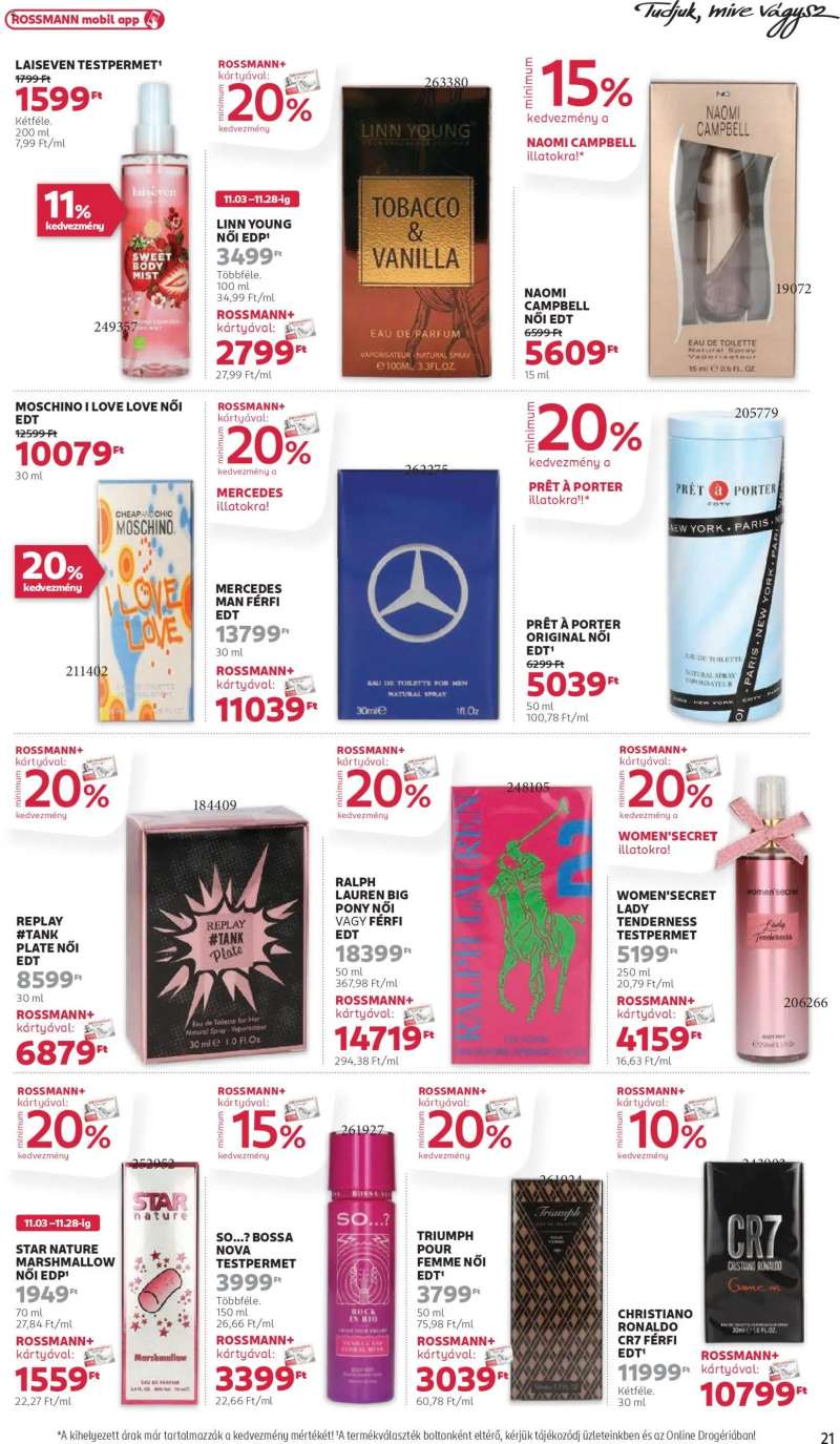 Rossmann Akciós újság Rossmann 23 oldal