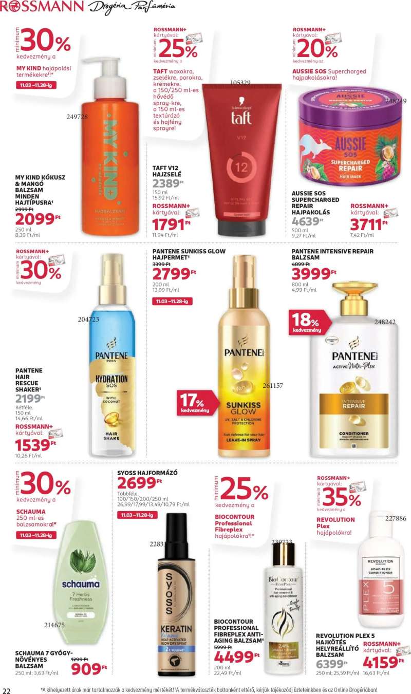 Rossmann Akciós újság Rossmann 24 oldal
