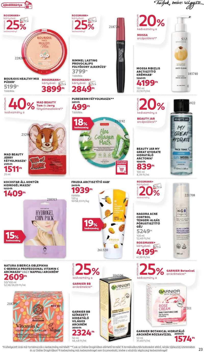 Rossmann Akciós újság Rossmann 25 oldal