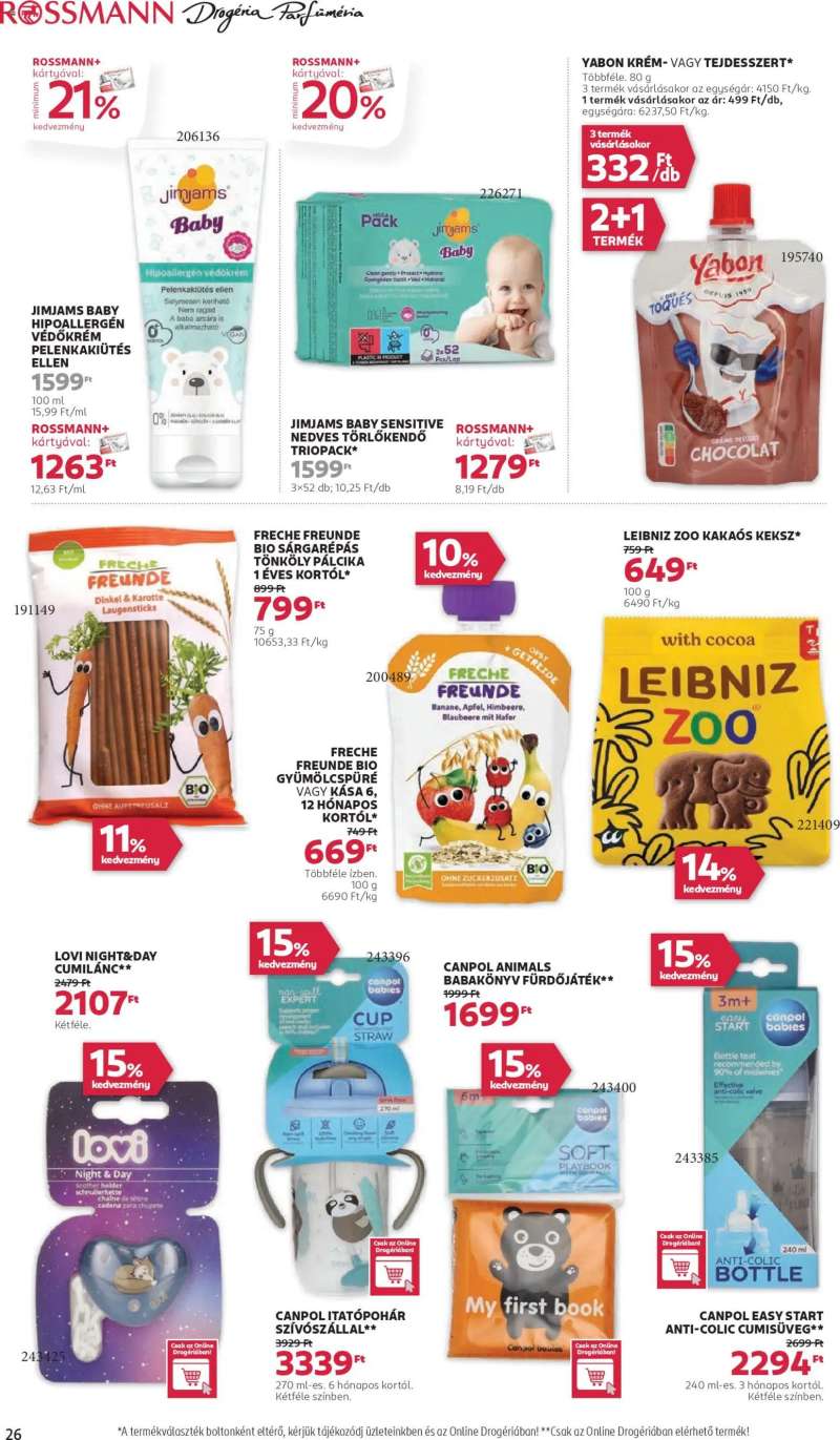 Rossmann Akciós újság Rossmann 28 oldal