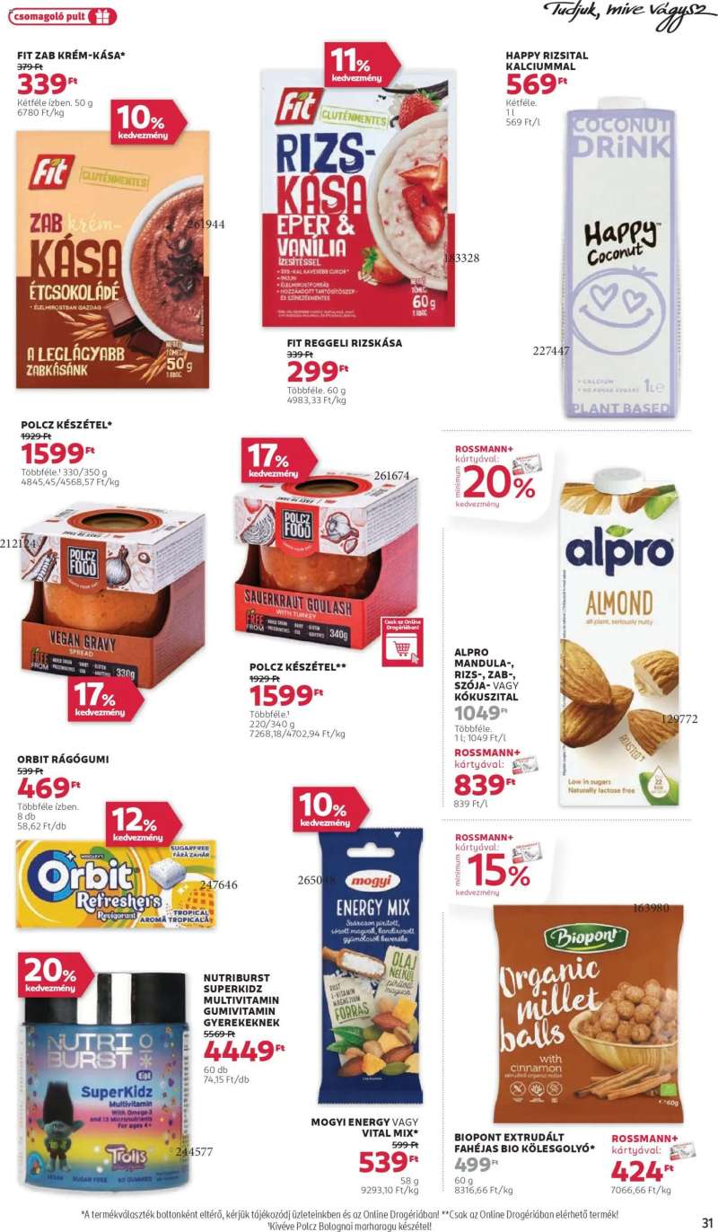 Rossmann Akciós újság Rossmann 35 oldal