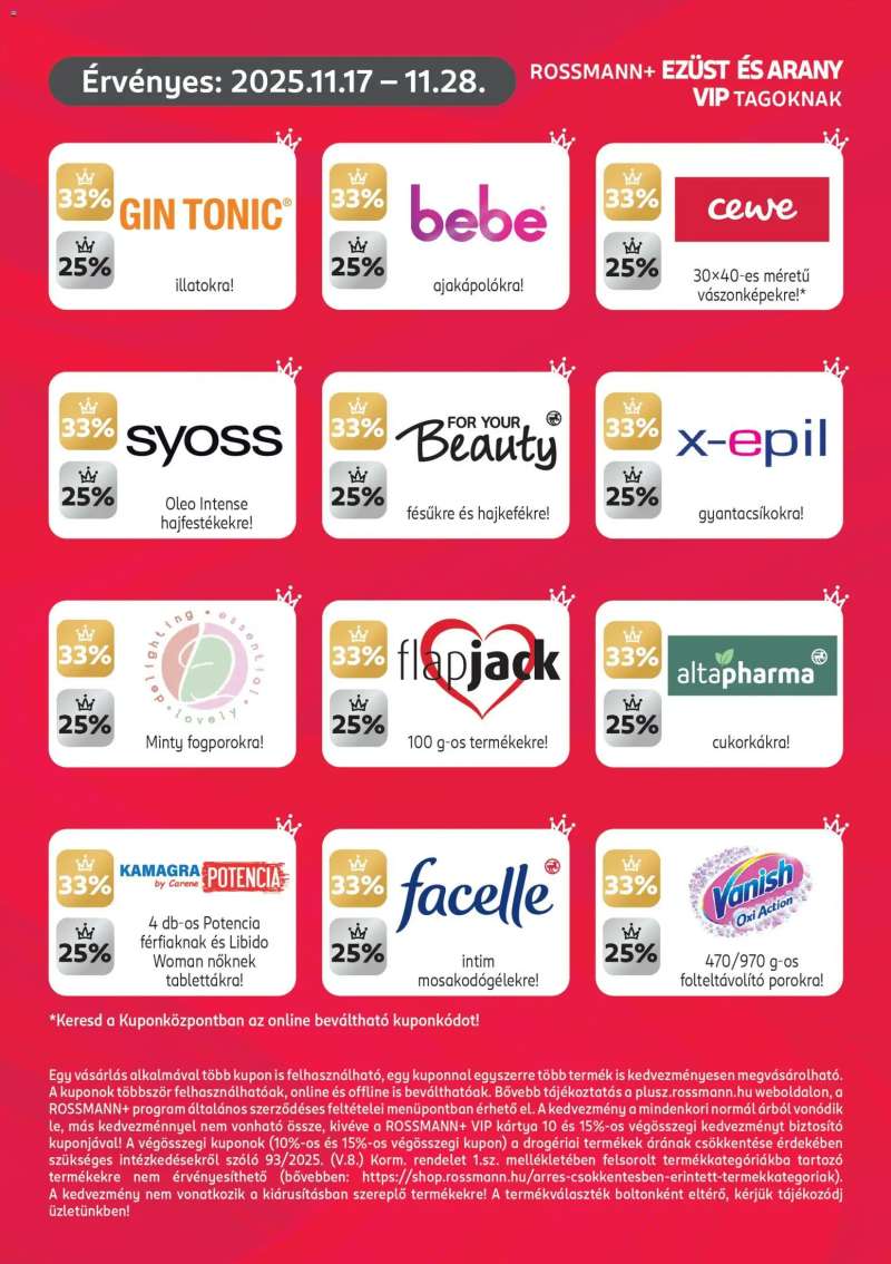 Rossmann Szórólap 3 oldal