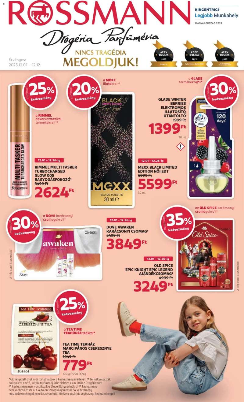 Rossmann Akciós újság Rossmann 1 oldal