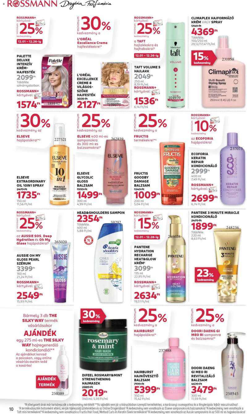 Rossmann Akciós újság Rossmann 12 oldal