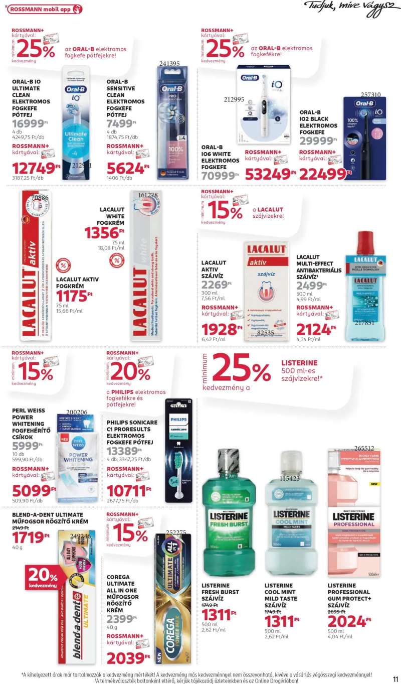 Rossmann Akciós újság Rossmann 13 oldal
