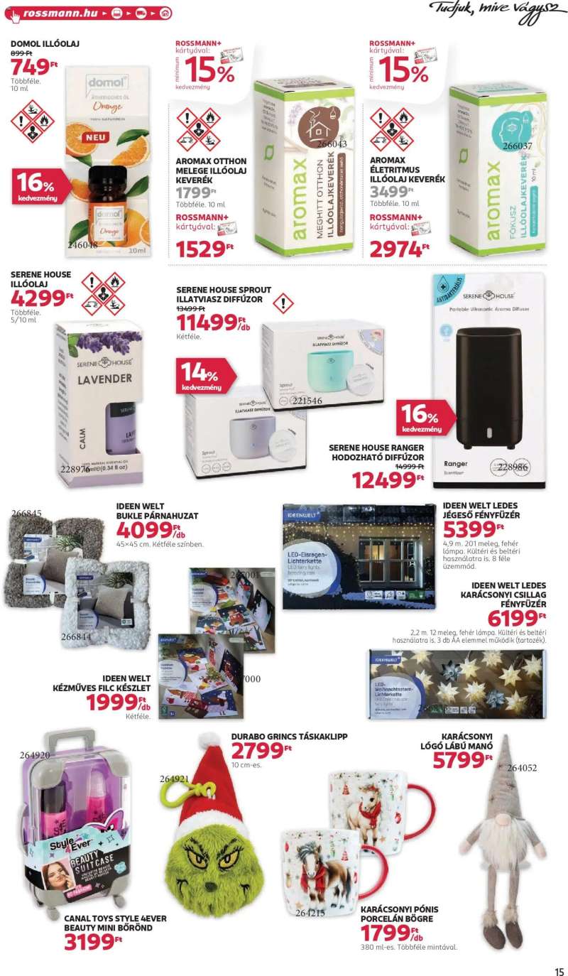Rossmann Akciós újság Rossmann 17 oldal