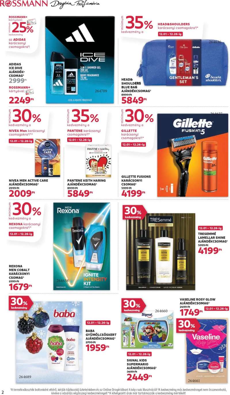 Rossmann Akciós újság Rossmann 2 oldal