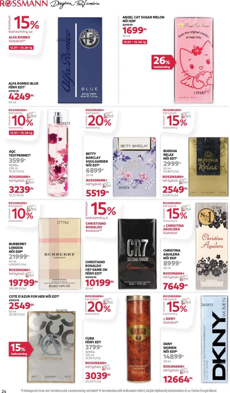 Rossmann Akciós újság Rossmann 26 oldal