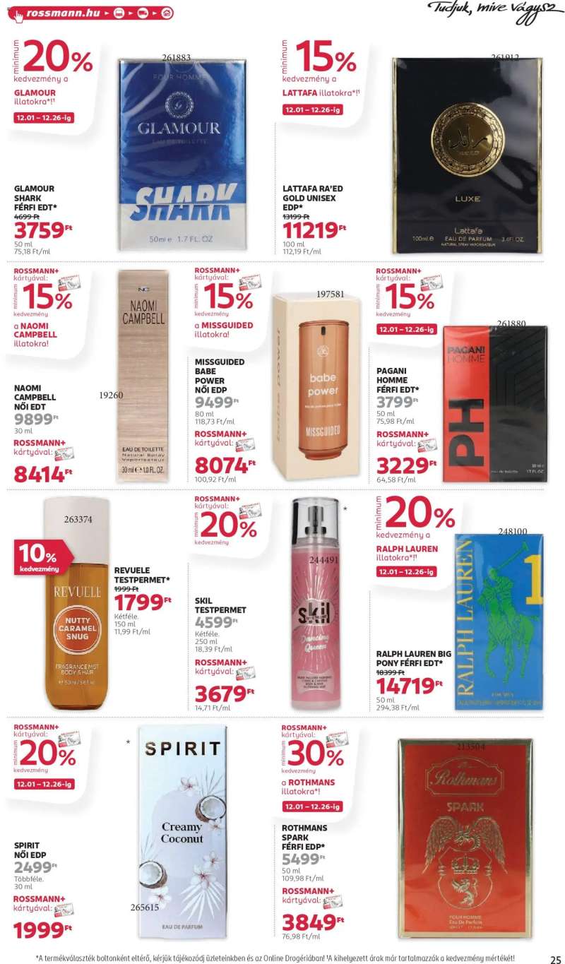 Rossmann Akciós újság Rossmann 27 oldal