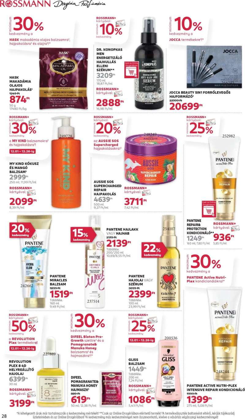 Rossmann Akciós újság Rossmann 30 oldal
