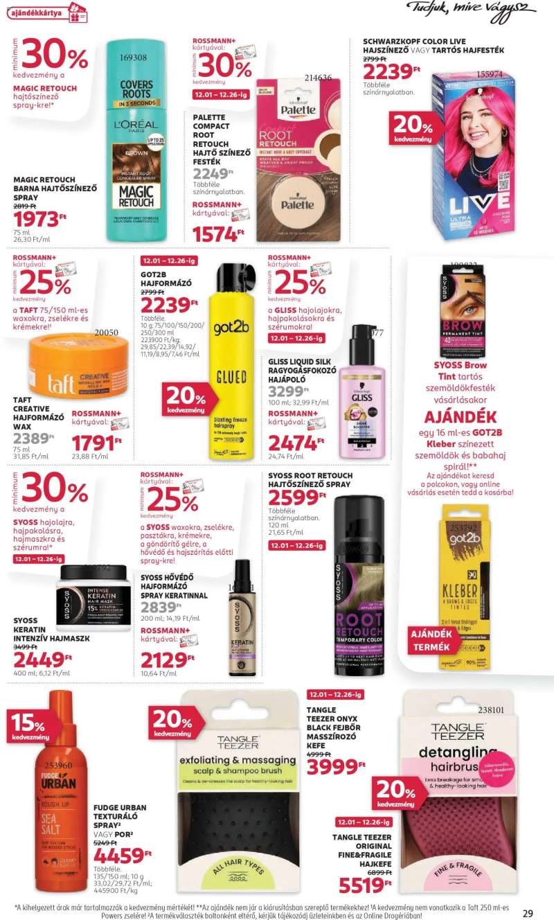Rossmann Akciós újság Rossmann 31 oldal