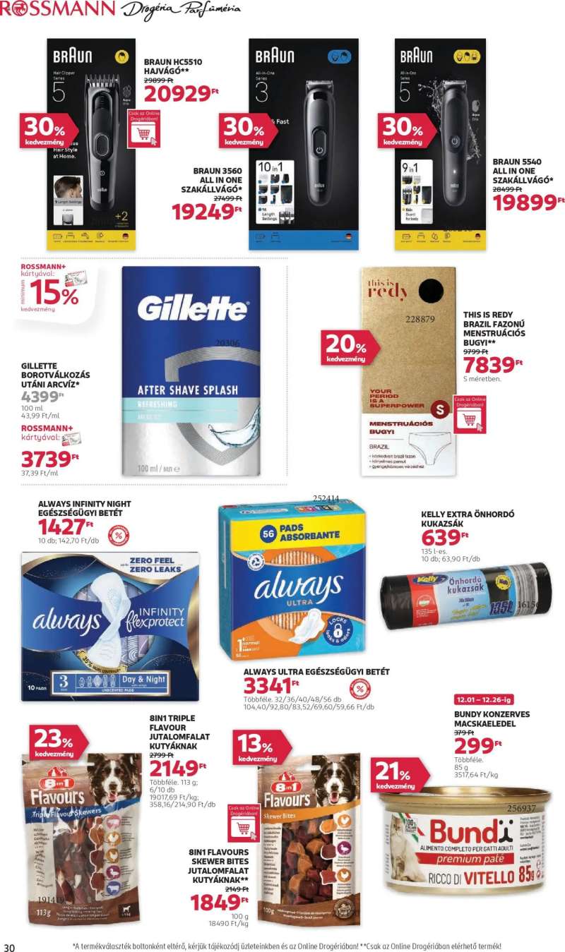 Rossmann Akciós újság Rossmann 34 oldal