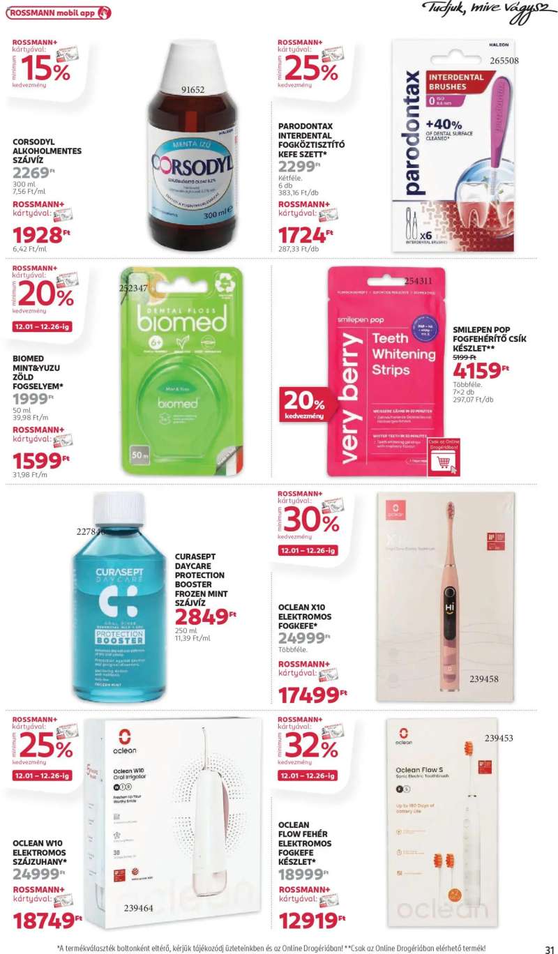 Rossmann Akciós újság Rossmann 35 oldal
