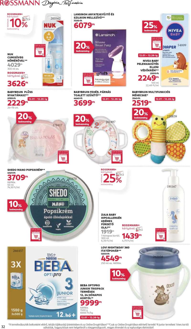 Rossmann Akciós újság Rossmann 36 oldal